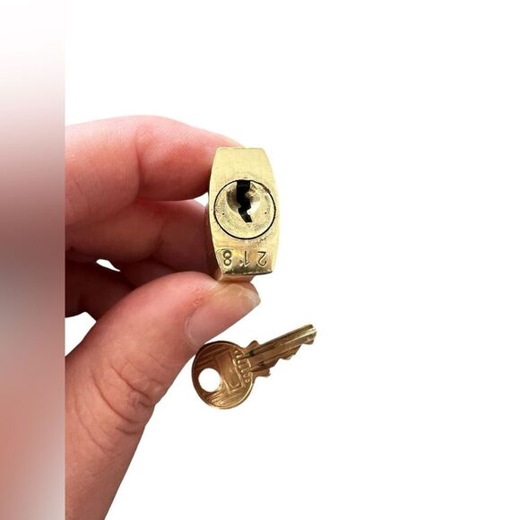 LOUIS VUITTON Vintage Lock & Key #218 - Picture 8 of 11